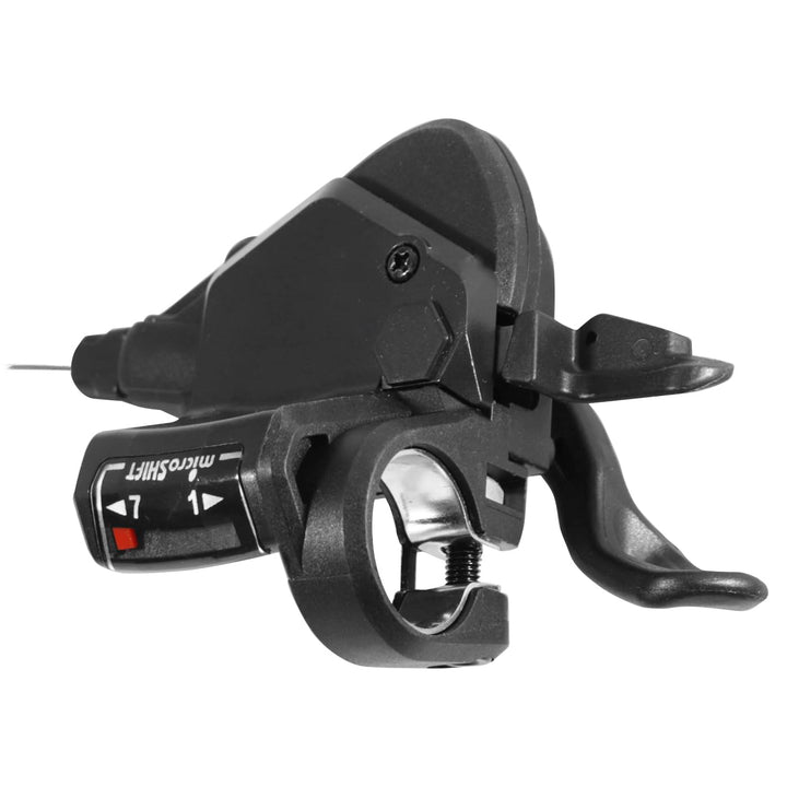 Microshift | Mezzo Daumenschalter Set | 7-Gang | Triple | Optische Ganganzeige | Shimano kompatibel