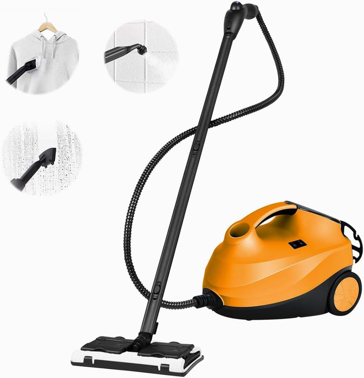 RELAX4LIFE Dampfreiniger 2000W, Dampfdruck: 4 bar, Tank: 1,5 L, Dampfzeit: bis 45 Min., bis 108°C, D