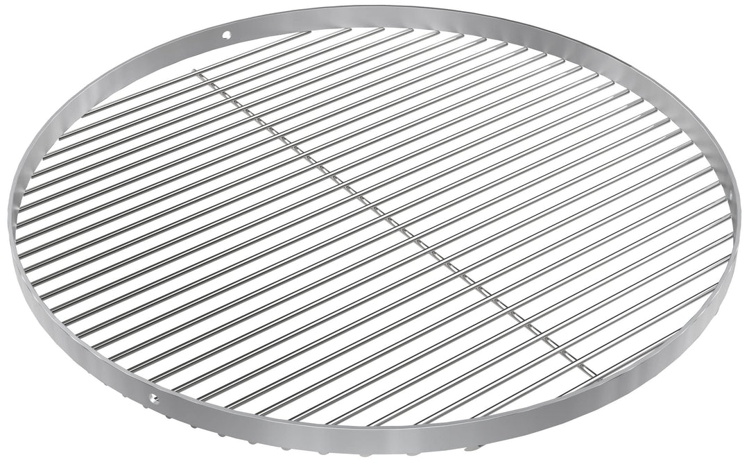 GriHero Grillrost Edelstahl Rund für Schwenkgrill, Ø 50 cm Grillgitter mit 3 Aufhängungsbohrungen fü