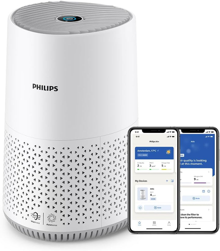 Philips Luftreiniger 600-Serie, energieeffizient mit Smart Sensor & LEVOIT 3L Top Fill Luftbefeuchte