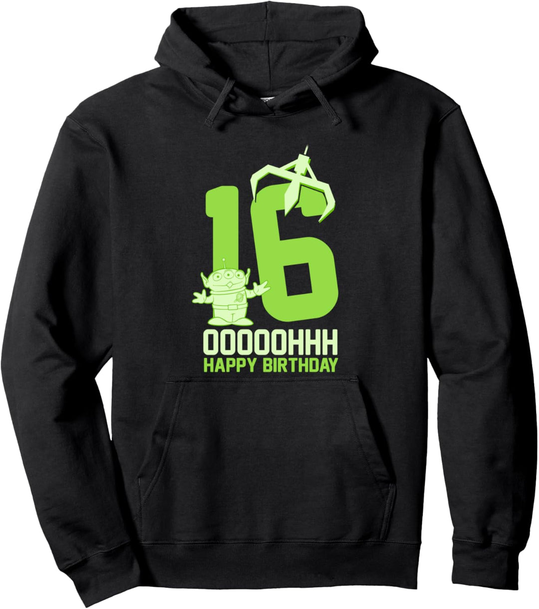 Disney Pixar Toy Story Aliens OOOOH Happy 16th Birthday Pullover Hoodie