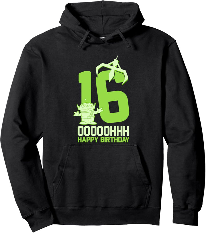Disney Pixar Toy Story Aliens OOOOH Happy 16th Birthday Pullover Hoodie