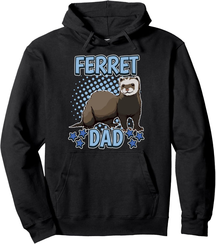 Frettchen Papa Ferret Dad Vatertag Frettchen Pullover Hoodie