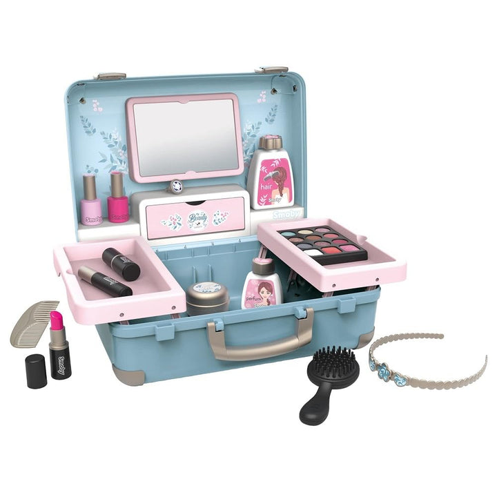 Smoby - My Beauty Kosmetikkoffer - Schminktasche inklusive Spielkosmetik (unecht), Spiegel, ausklapp