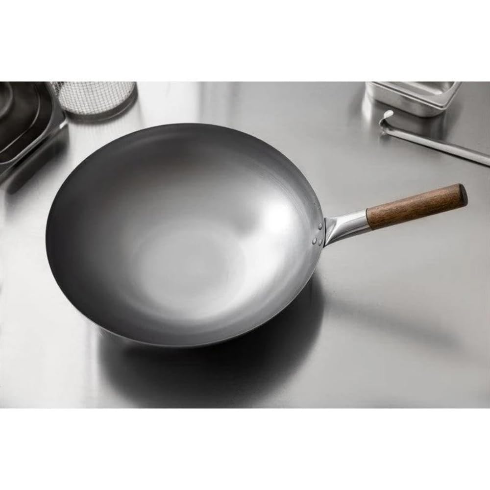 London Wok CT246 mit Rundem Boden, 19.5cm x 38cm