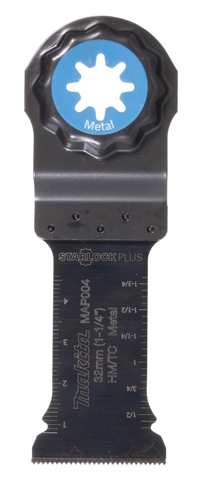 Makita B-66357 Starlock Plus HM/TC Tauchsägeblatt 32 mm MAP004 metal, für Metall, Edelstahl, Fibergl