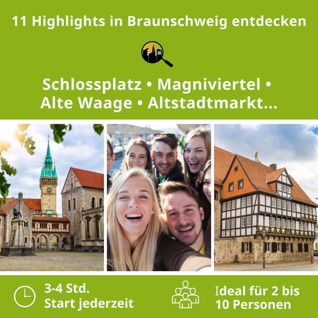 Schnitzeljagd Braunschweig – Stadtspiel für Erwachsene und Familien | Stadtrallye durch die Altstadt