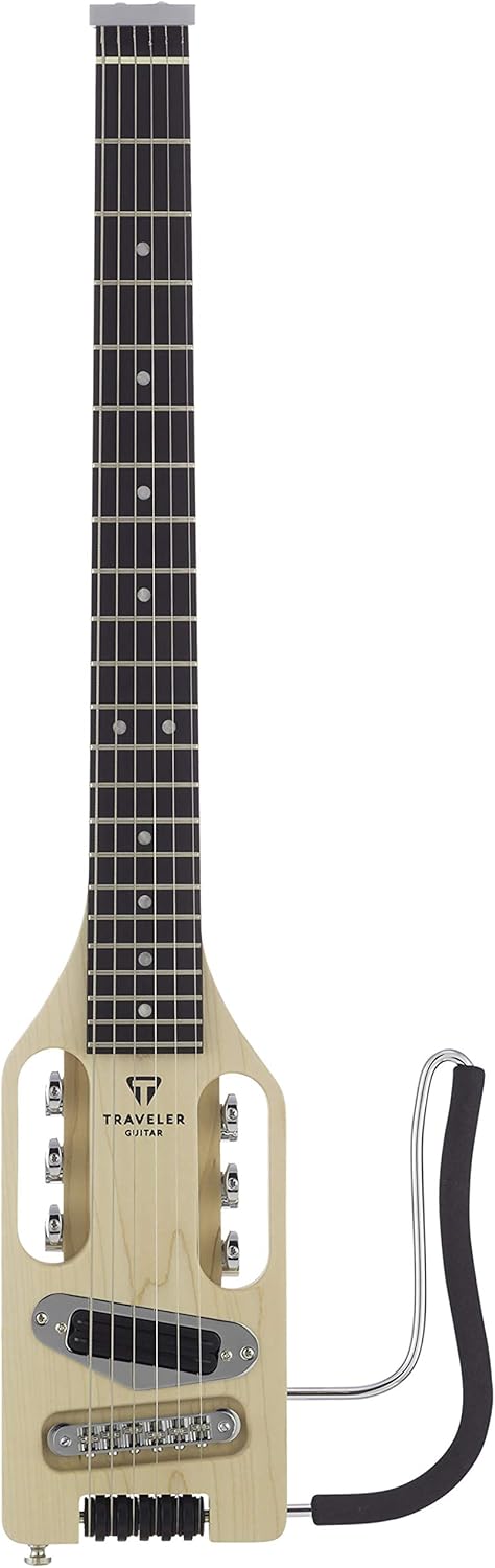 Traveler Guitar Ultra-Light E-Gitarre, Ahorn (ULE MPS) Ahorn Guitar Griffbrett aus schwarzem Walnuss