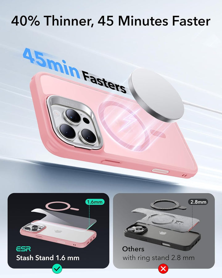 ESR für iPhone 16 Pro Max Hülle, kompatibel mit MagSafe, Militärnorm Schutzhülle, integrierter Verst