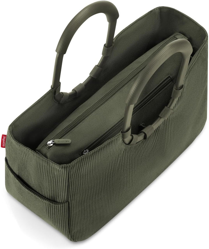 reisenthel loopshopper M – Stabile Tasche mit praktischen Fächern aus recycelten PET-Flaschen – Eleg