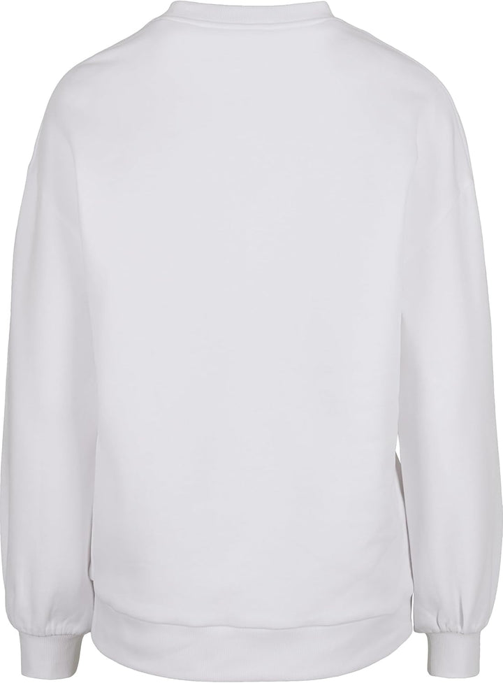 Urban Classics Damen Oversized Sweatshirt aus Bio-Baumwolle, Crew Neck Pullover aus Organic Cotton,