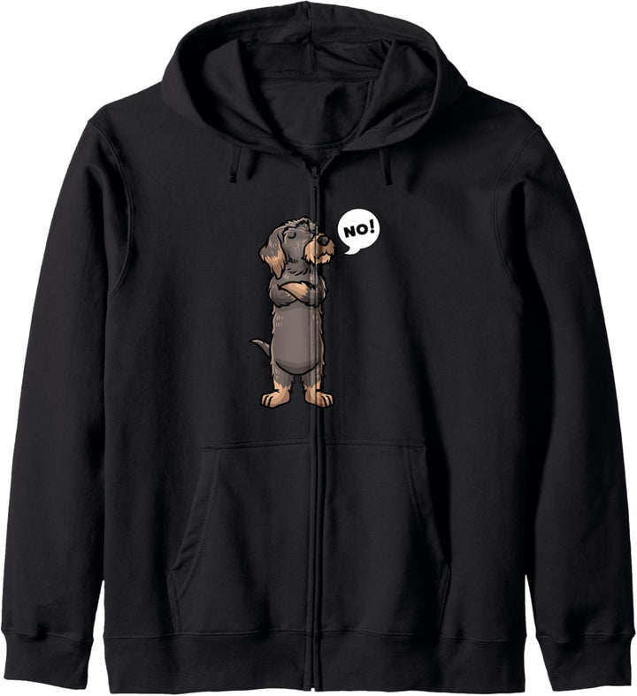 Rauhaardackel Dackel Hund Kapuzenjacke