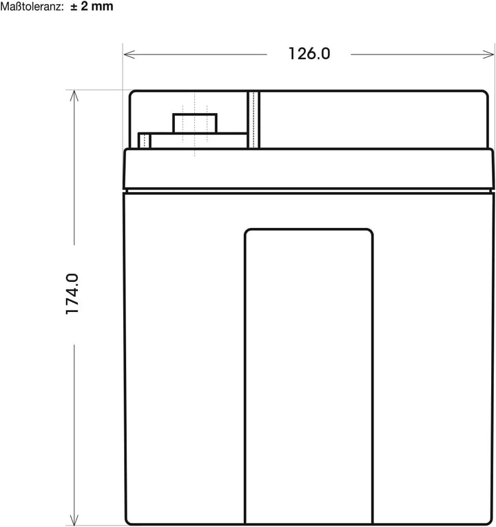 BIG E-Backup AGM Notstrombatterie für EPS- und USV-Systeme, Speicher- &amp; Kommunikationssysteme, Alarm
