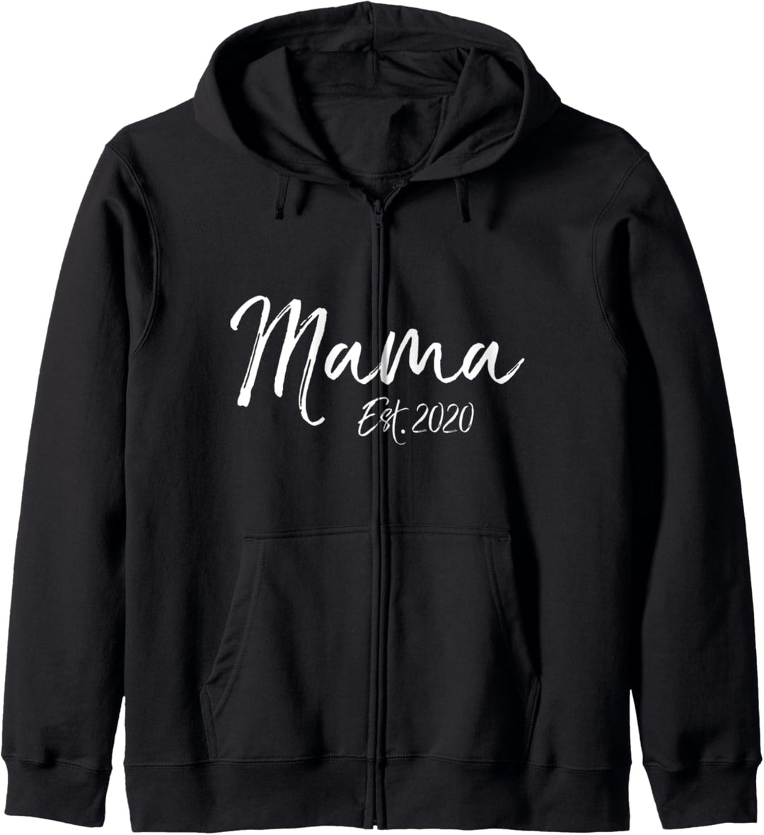 Pregnancy Reveal Quote Mothers New Mom Gift Mama Est. 2020 Kapuzenjacke