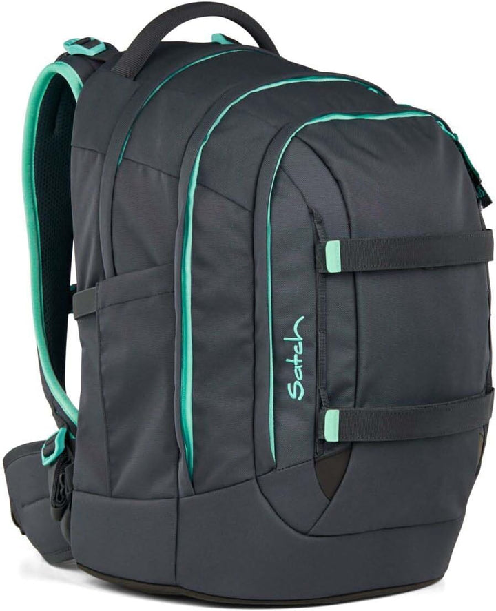 Satch Pack Schulrucksack Set 2tlg. inkl. Pencil Slider (Mint Phantom), Mint Phantom