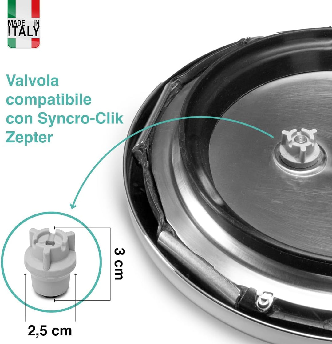 Sicherheitsventil für Zepter Syncro-Clik - kompatibles Ersatzteil - 1 Stück - Made in Italy