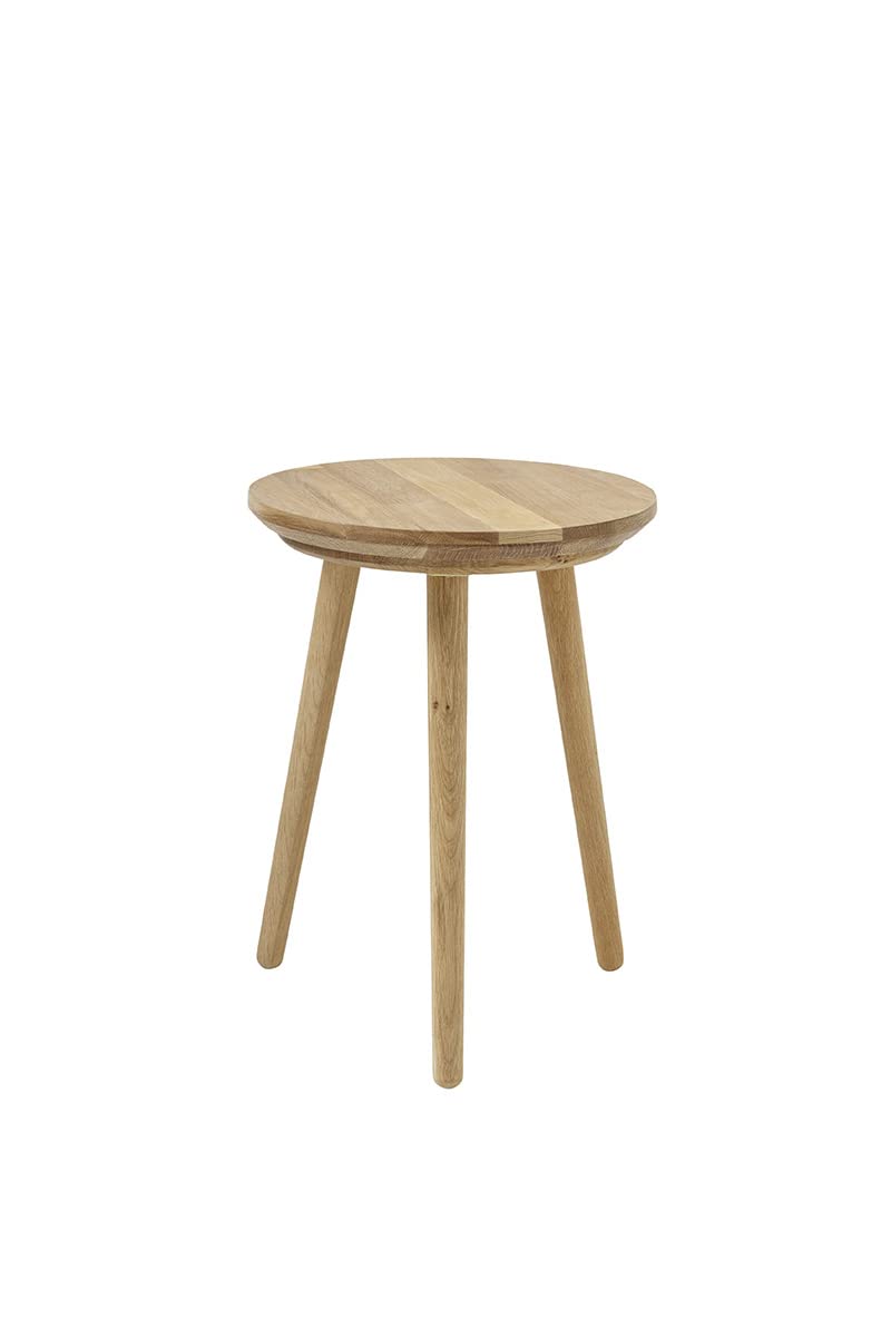 Robas Lund Garderobenhocker Eiche Massivholz, belastbar 50 kg, BxHxT 35x45x35 cm