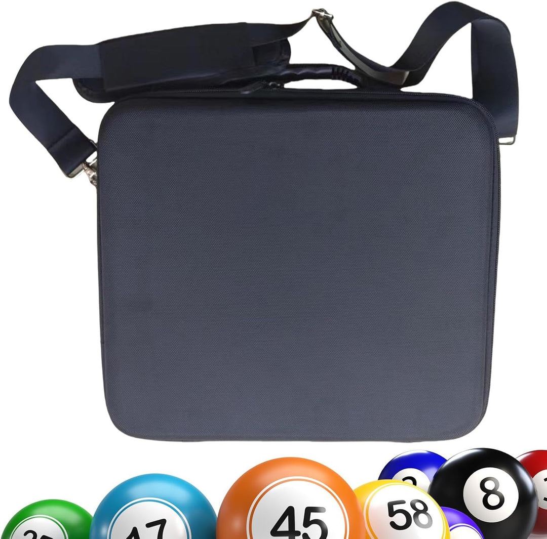 Harter Billardkoffer, Reisetasche für Poolbälle - Billard-Tragetasche, tragbare Billardtaschen mit g