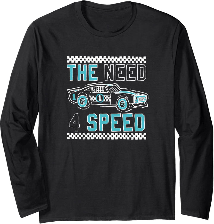 4 Geschwindigkeiten. Langarmshirt