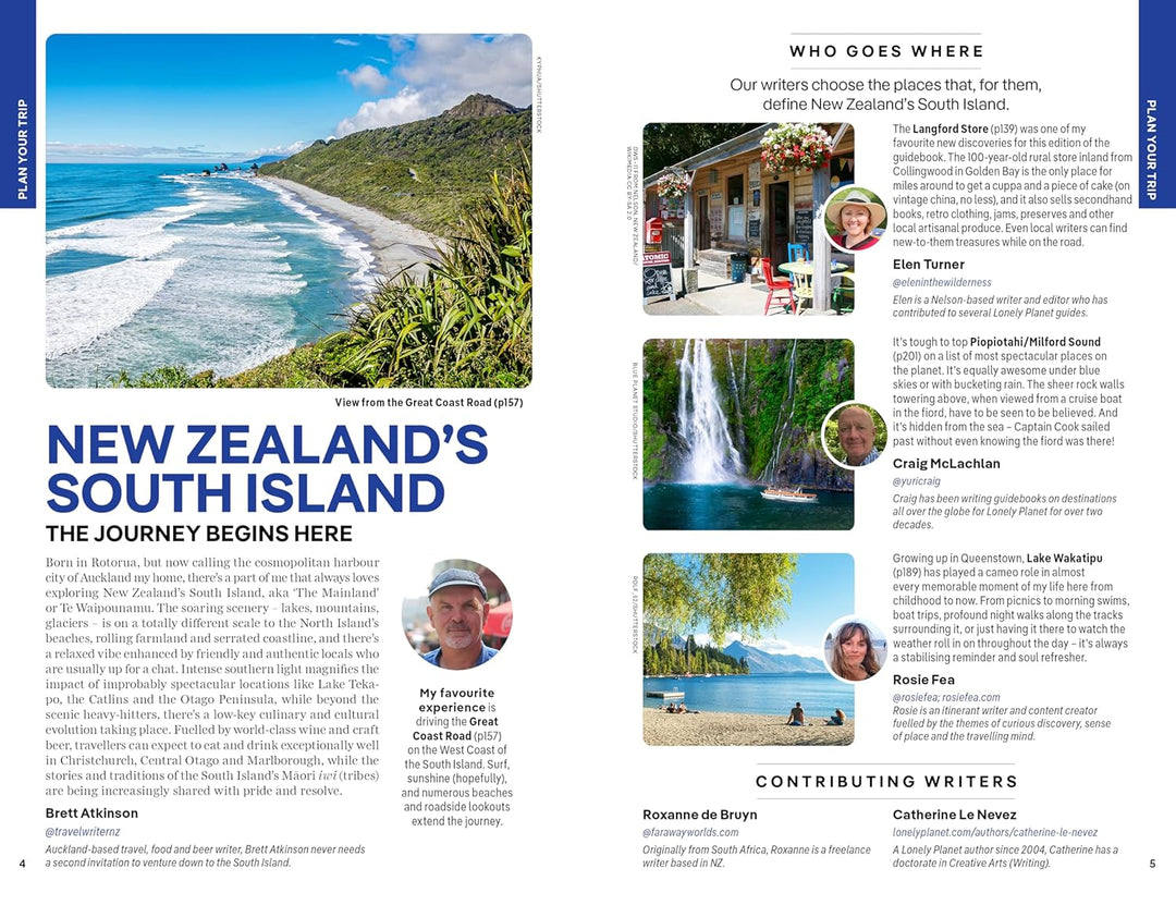 Lonely Planet New Zealand's South Island (Travel Guide), Taschenbuch