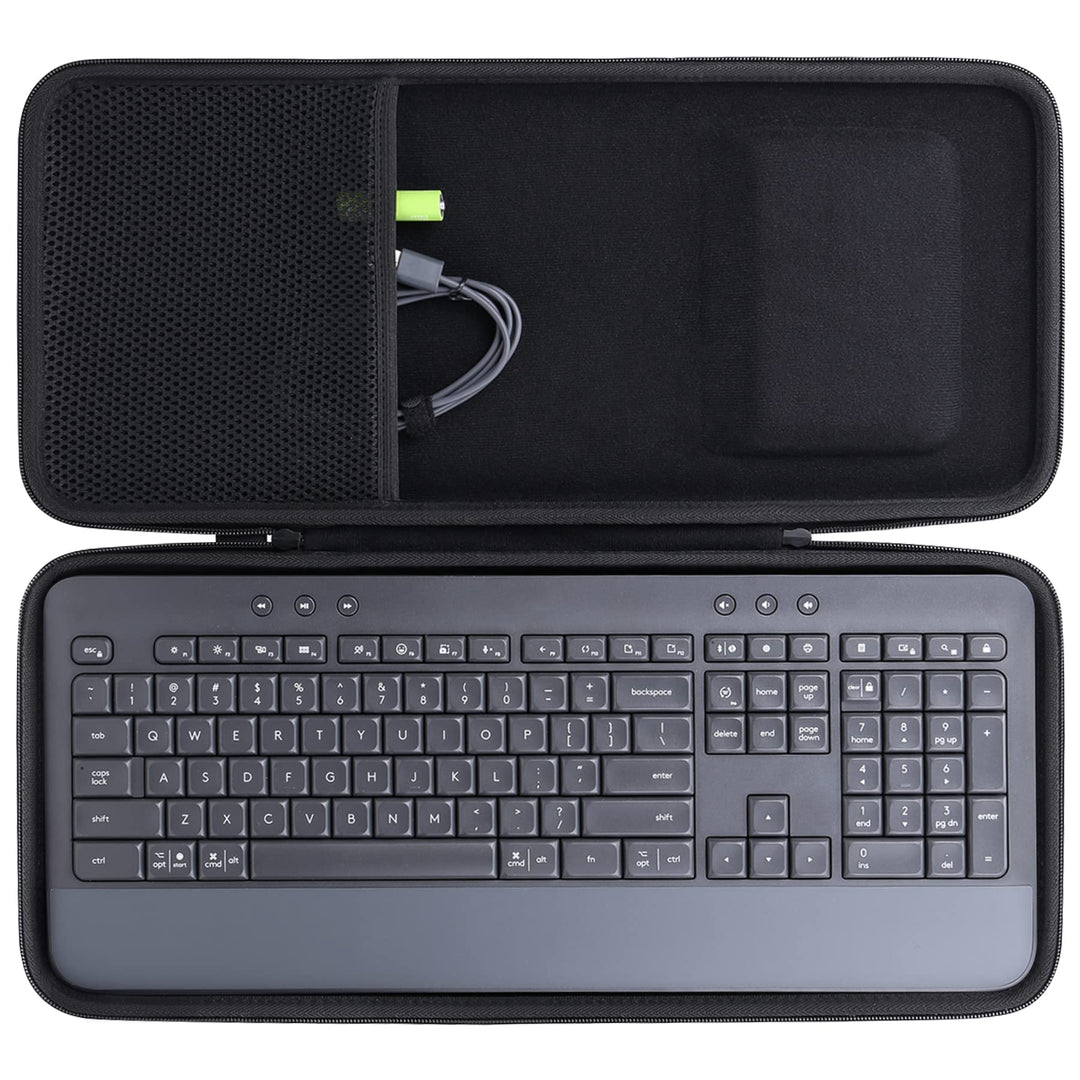 co2CREA Hülle für Logitech Signature K650 Comfort Kabellose Tastatur und Maus - Schutzhülle Case Tas