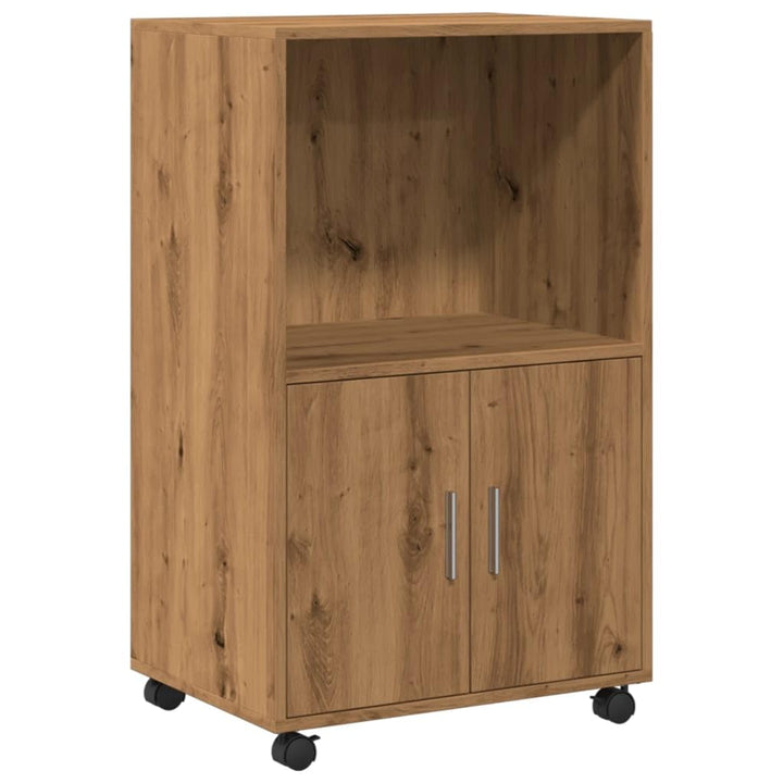 vidaXL Rollschrank, Büroschrank mit Stauraum, Aktenschrank für Wohnzimmer Büro, Bürocontainer Schran