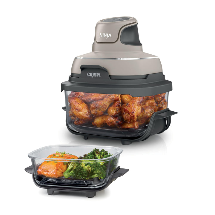 Ninja CRISPi tragbare Air fryer Heissluftfritteuse, 3,8 l, 4-in-1: Heissluftfrittieren, Braten, Warm