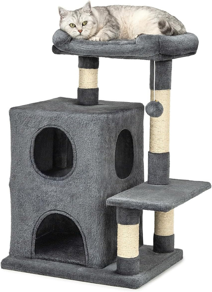 lionto by dibea Kratzbaum Kletterbaum Katzenkratzbaum Katzenbaum Höhe 80 cm