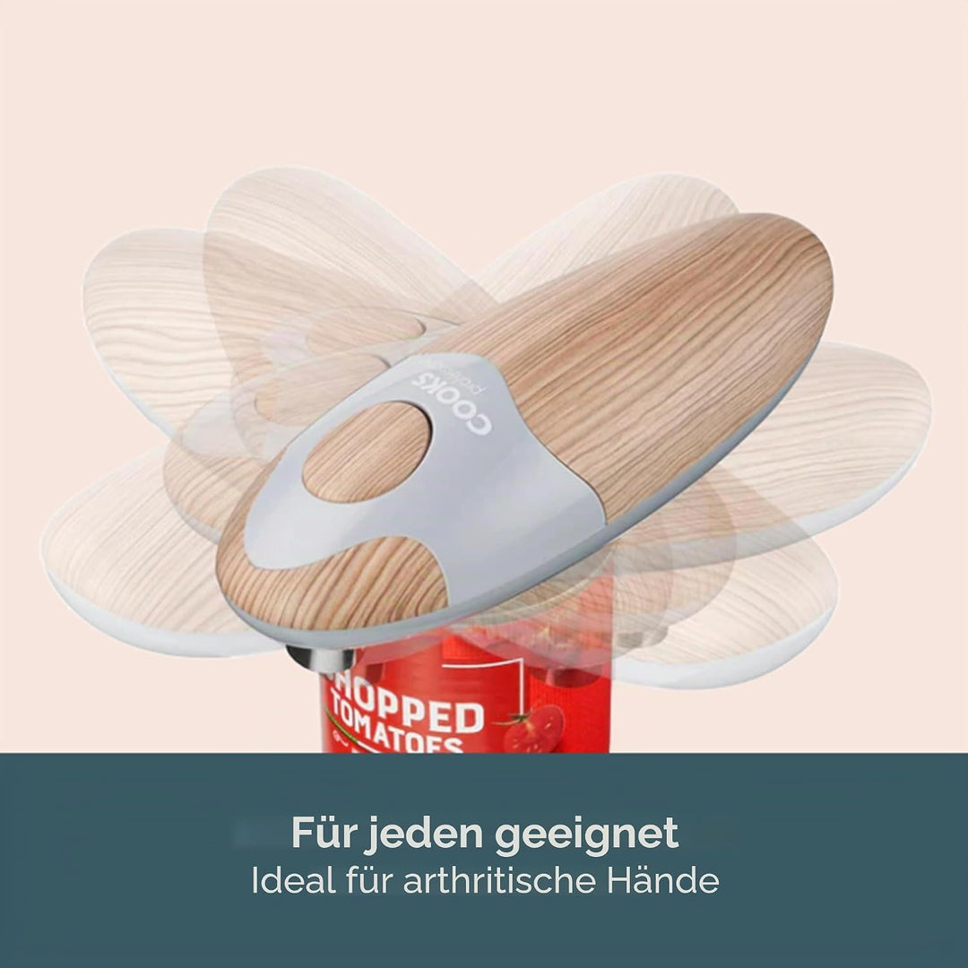 Cooks Professional Elektrischer Dosenöffner, automatischer kabelloser Dosenöffner für Arthritis und