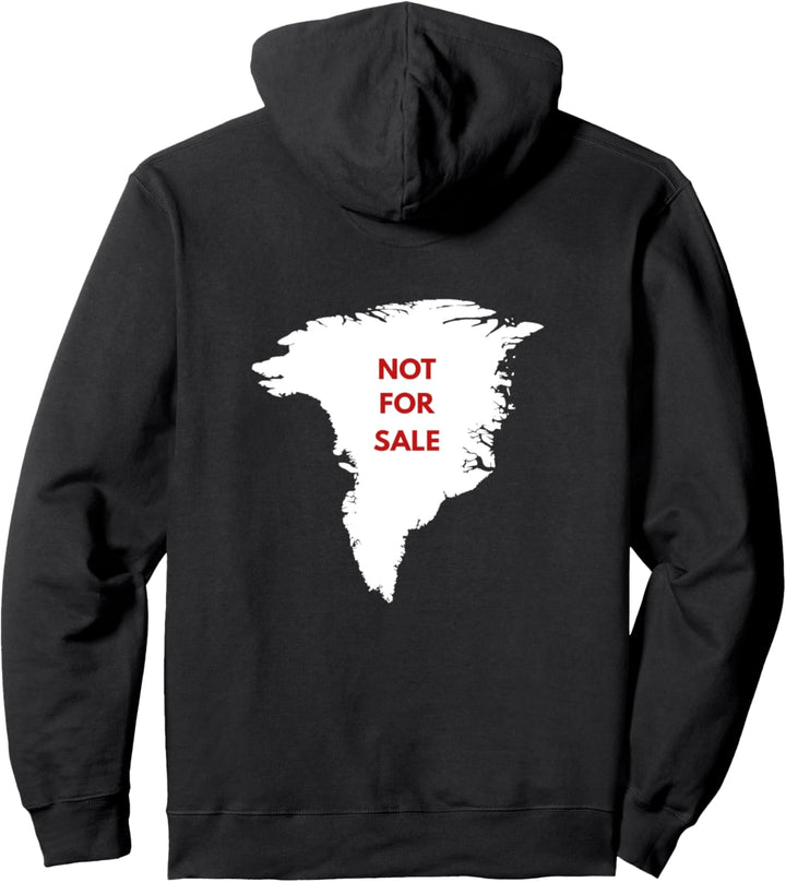 Grönland, nicht zu verkaufen, Karte von Grönland Pullover Hoodie