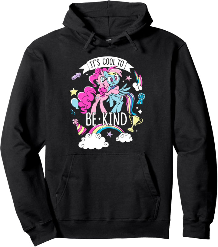 My Little Pony Its Cool to be Kind Pinkie Pie Rainbow Pullover Hoodie