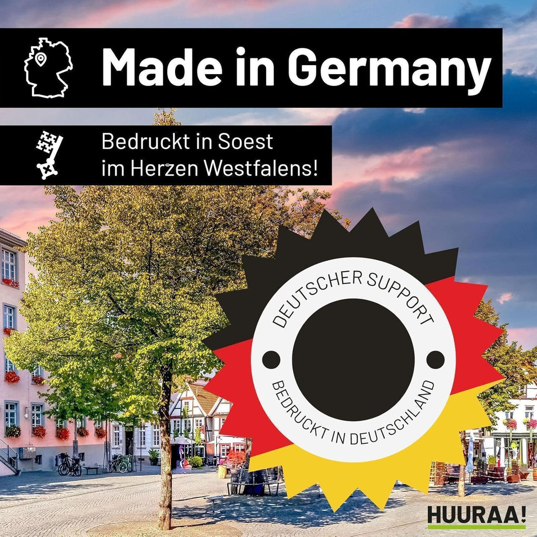 Huuraa Damen Polo Shirt Weidmannsheil Hirsch Jägergruss Geschenk Grösse XS-XXL Bio Baumwolle Fairtra