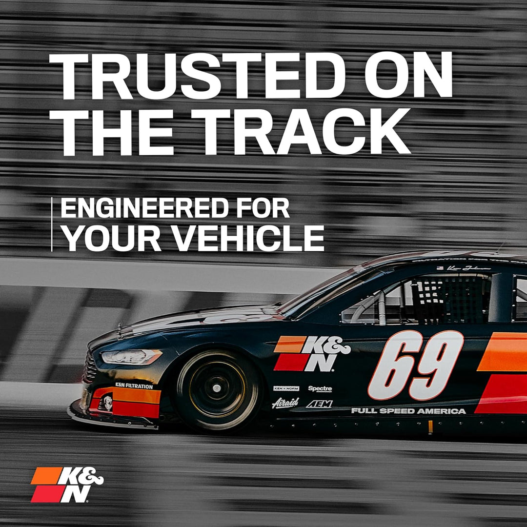 K&N 33-3034 Motorluftfilter: Hochleistung, Prämie, Abwaschbar, Ersatzfilter,Erhöhte Leistung, 2013-2