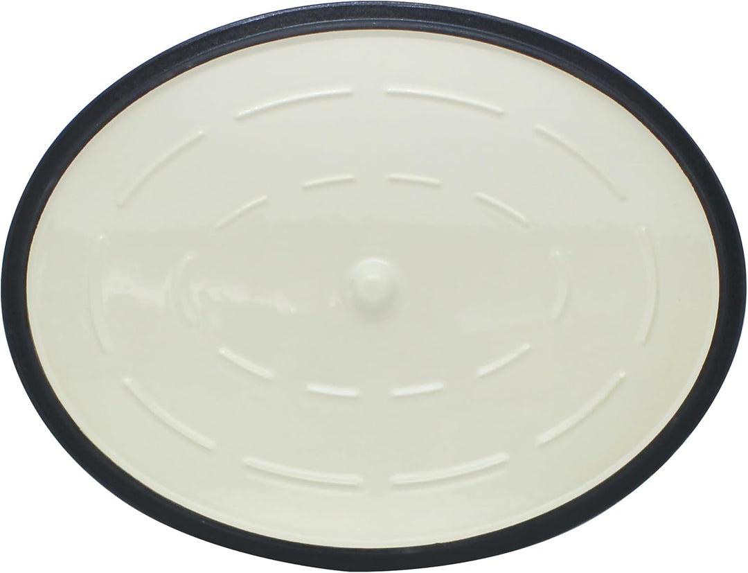 ELO Ovaler Bräter mit Deckel 41x25 cm, Gusseisen Kirschrot, hochwertige Emailllierung, einfache schn