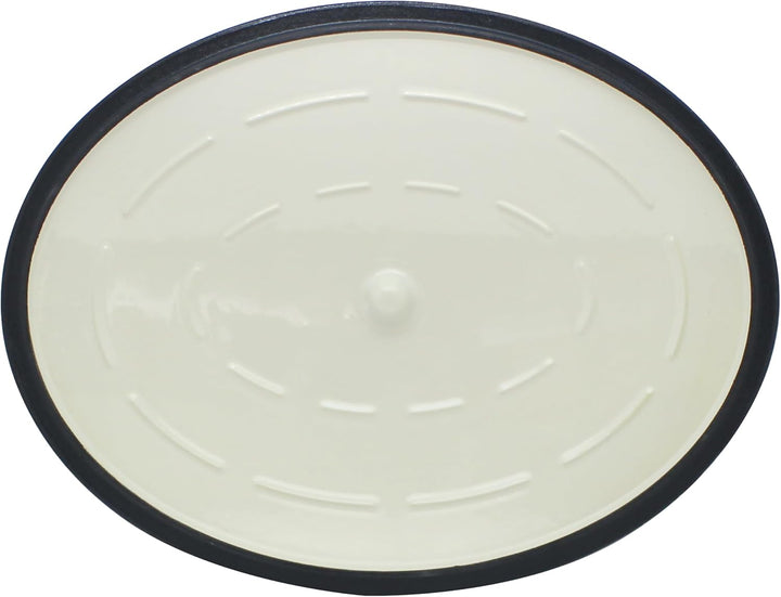 ELO Ovaler Bräter mit Deckel 41x25 cm, Gusseisen Kirschrot, hochwertige Emailllierung, einfache schn