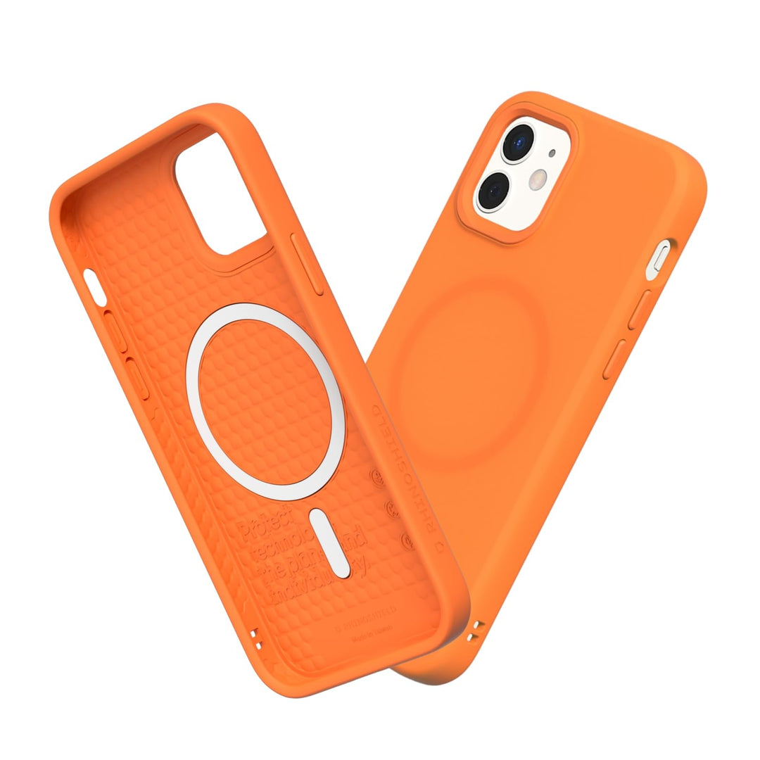 RhinoShield SolidSuit Hülle für MagSafe für iPhone 12 Mini | Starker Magnet, Fallschutz nach Militär