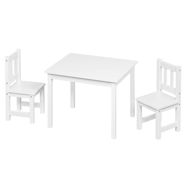 WOLTU Kindertisch mit 2 Stühlen, für Kinderzimmer Kindergarten, Kinder Tisch Stuhl Set, Sitzgruppe f