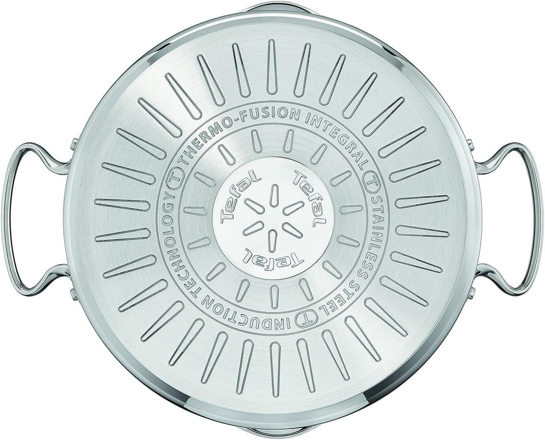 Tefal DUETTO+ G7194455 saucepan Round Stainless steel Grösse: 20 cm, Grösse: 20 cm