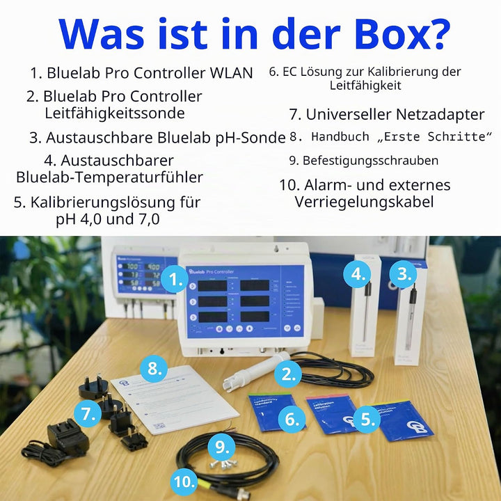 Bluelab Pro Controller Wi-Fi Fully Automated 24/7 Digital Monitor for Hydroponics Multi-Nutrient &amp; p