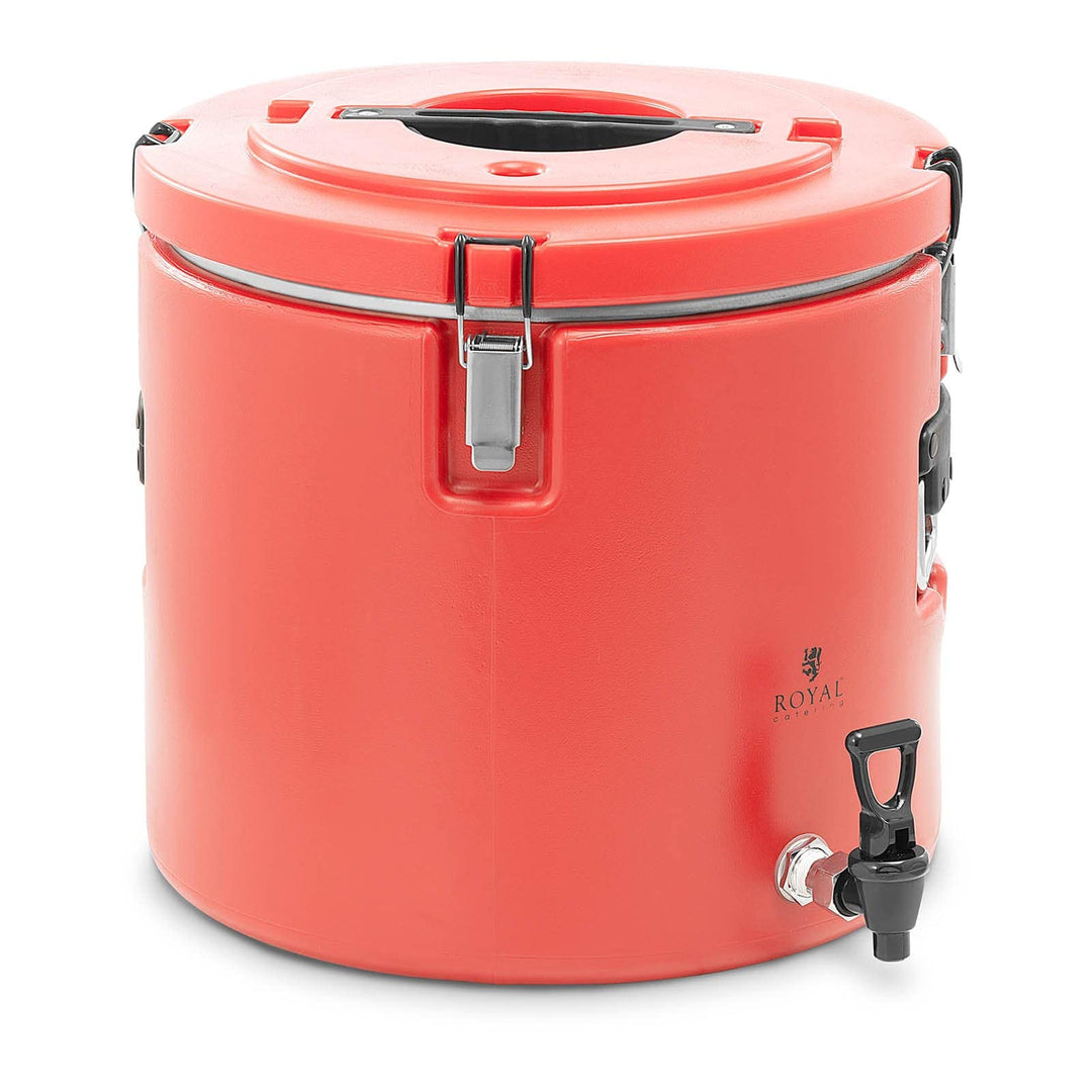 Royal Catering RC_TT_5 Isolierbehälter 30 L Ablasshahn Warmhaltebehälter Isolierbehälter für Essen W