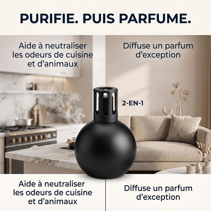 LAMPE BERGER Lampen Boule Noire 14,6cm Klar, 14,6cm Klar