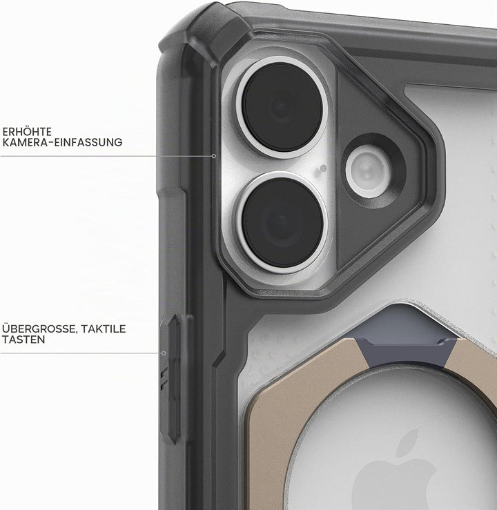 URBAN ARMOR GEAR Plasma XTE Case für Apple iPhone 17 Kickstand Hülle (Wireless Charging/magnetisches