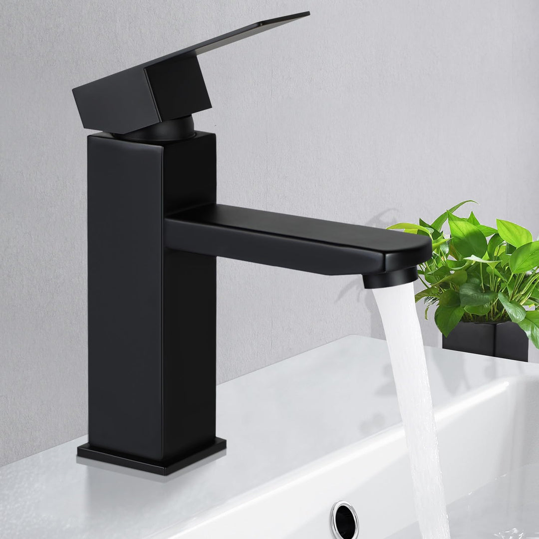 Wasserhahn Badezimmer Schwarz Waschbeckenarmatur - Waschtischarmatur Armatur Waschbecken Mischbatter
