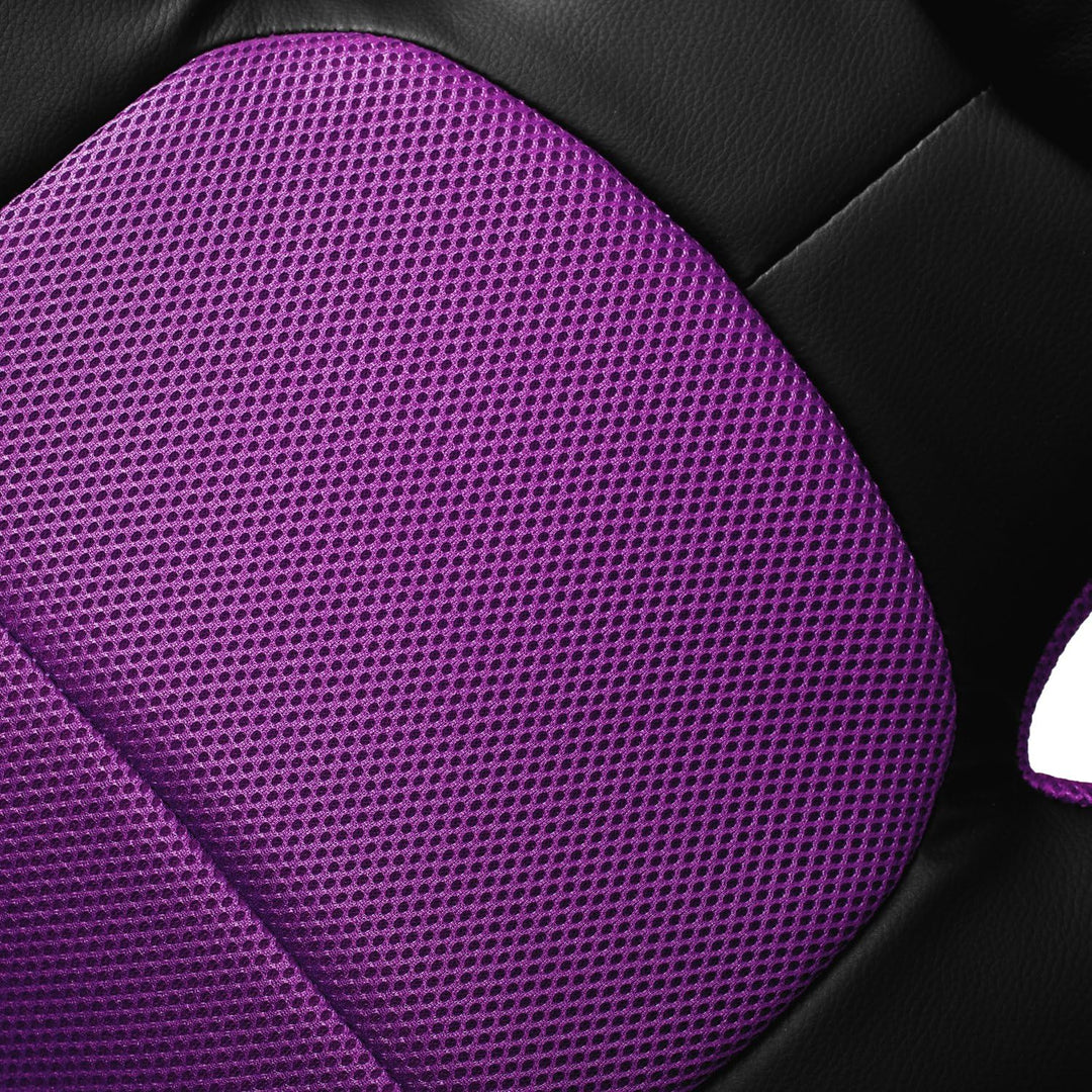 Gamer Stuhl Gaming Schreibtischstuhl Chefsessel Bürostuhl Ergonomisch, Lila, 9 Farbvarianten, gepols