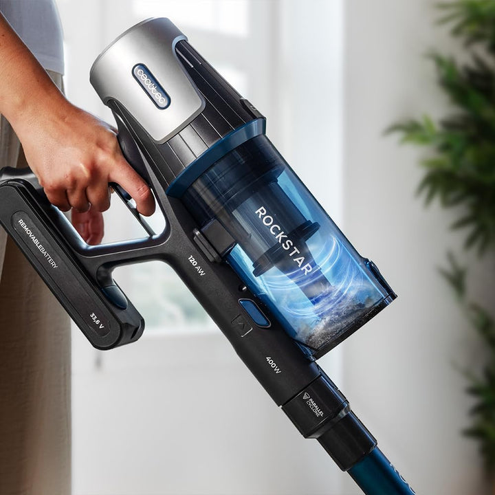 Cecotec Kabelloser Staubsauger BLDC Conga Rockstar RS50. 400W, 120AW Saugleistung, Auto-Modus Reinig