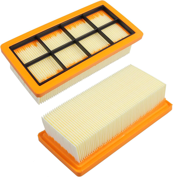 Flachfaltenfilter kompatibel mit Kärcher AD 2 Battery AD 3 Premium AD 4 Premium Aschesauger Filter -