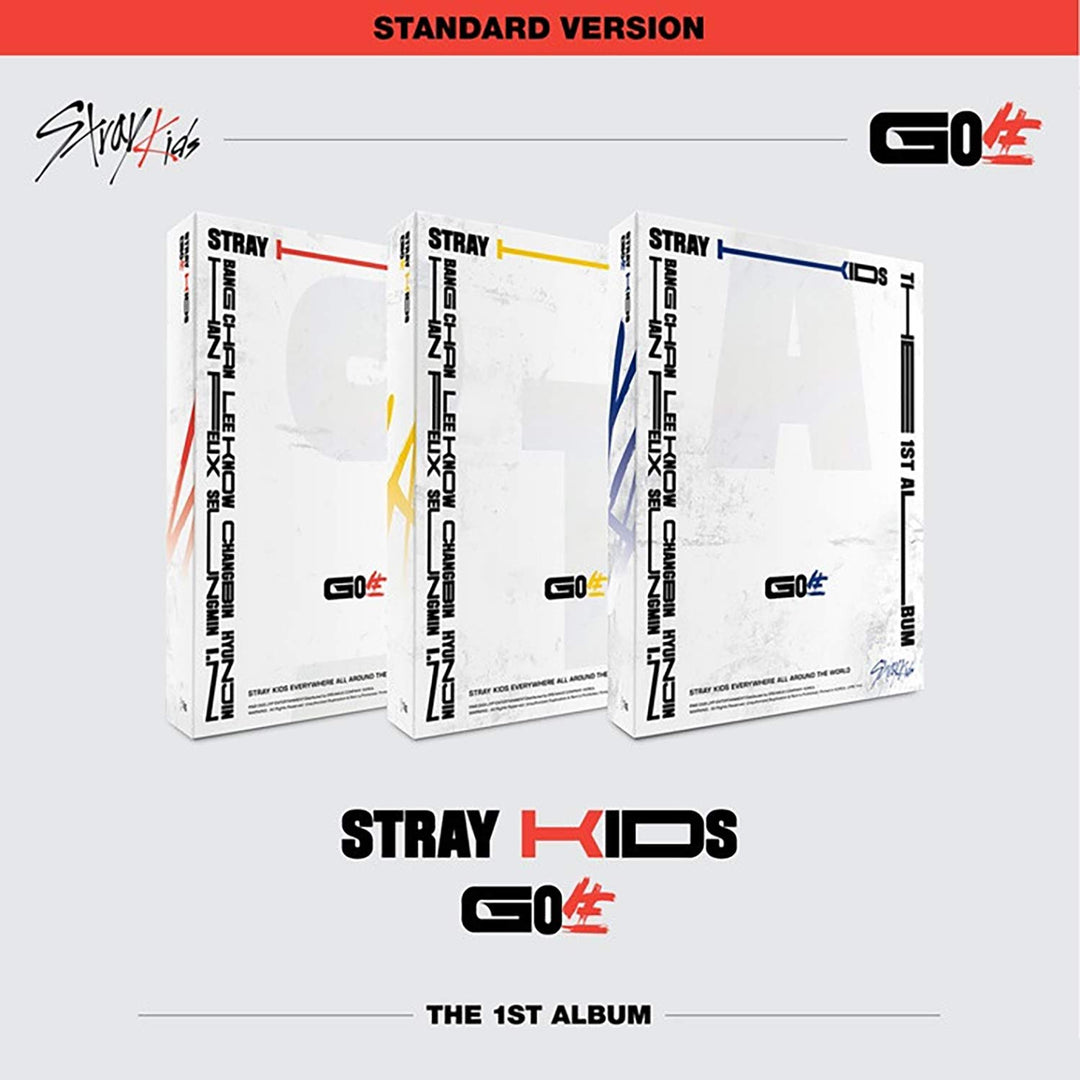 STRAY KIDS 1st Album - GO生 [ Standard ver. / A Type ] CD + Photobook + Photocards + Unit Lyric Leafl