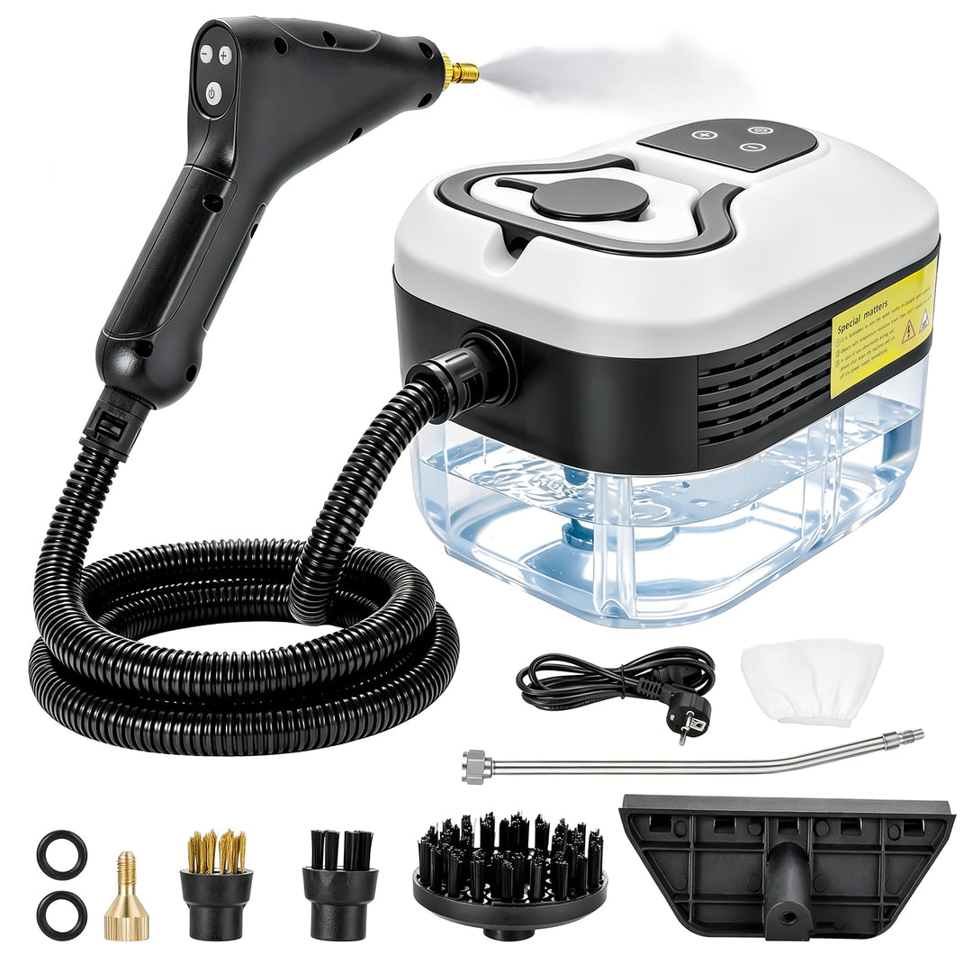 4.5 Bar Dampfreiniger Handgerät, 2500W Handdampfreiniger für das Haus Mehrzweck, 6 Einstellbare Gesc