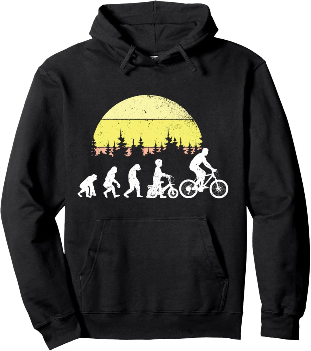Evolution Mountainbike Fan Downhill MTB Mountainbiker Pullover Hoodie