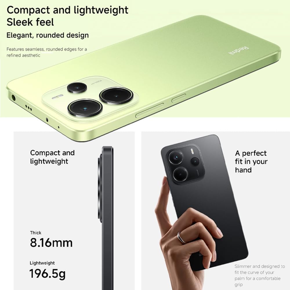 XIAOMI Redmi Note 14 NFC Smartphone, 8+256 GB, Helio G99 Ultra Prozessor und Triple Kamera AI 108MP,